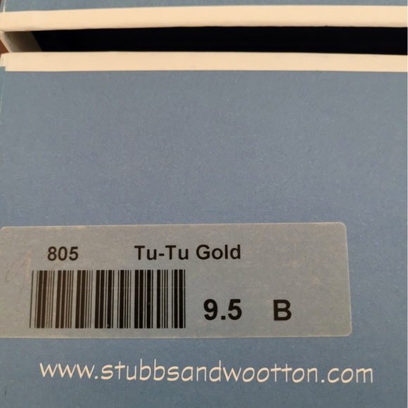 Stubbs & Wootton black velvet loafers w/ gold metallic trim - Picture 8 of 8